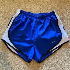 Blue Nike Tempo Dri-Fit shorts XS